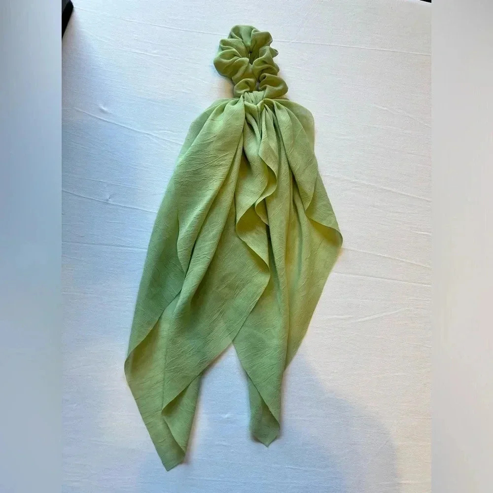 Handmade Hair Tie W/ Ribbon - Picture 2 of 3
